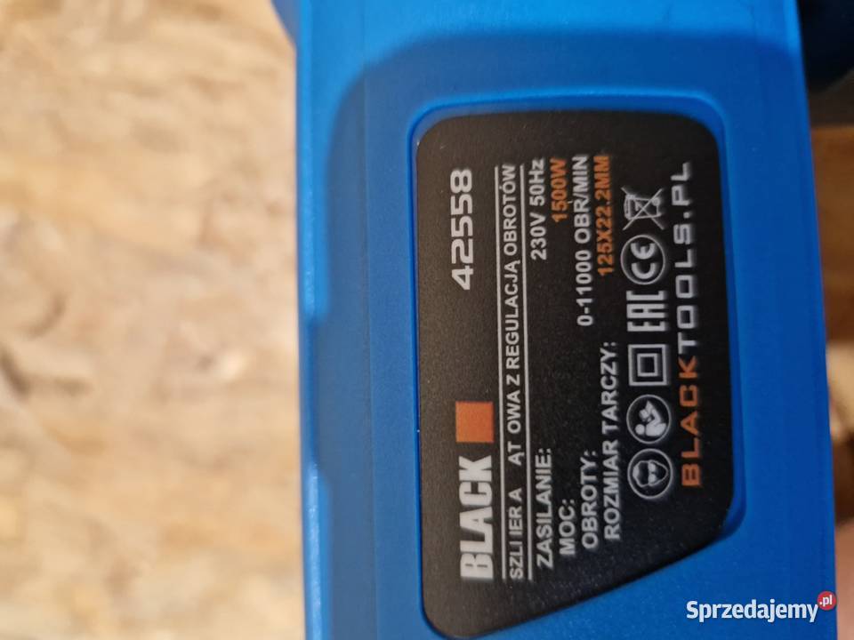 SZLIFIERKĄ KĄTOWA Z REGULACJĄ OBROTÓW 1500W Głogowa