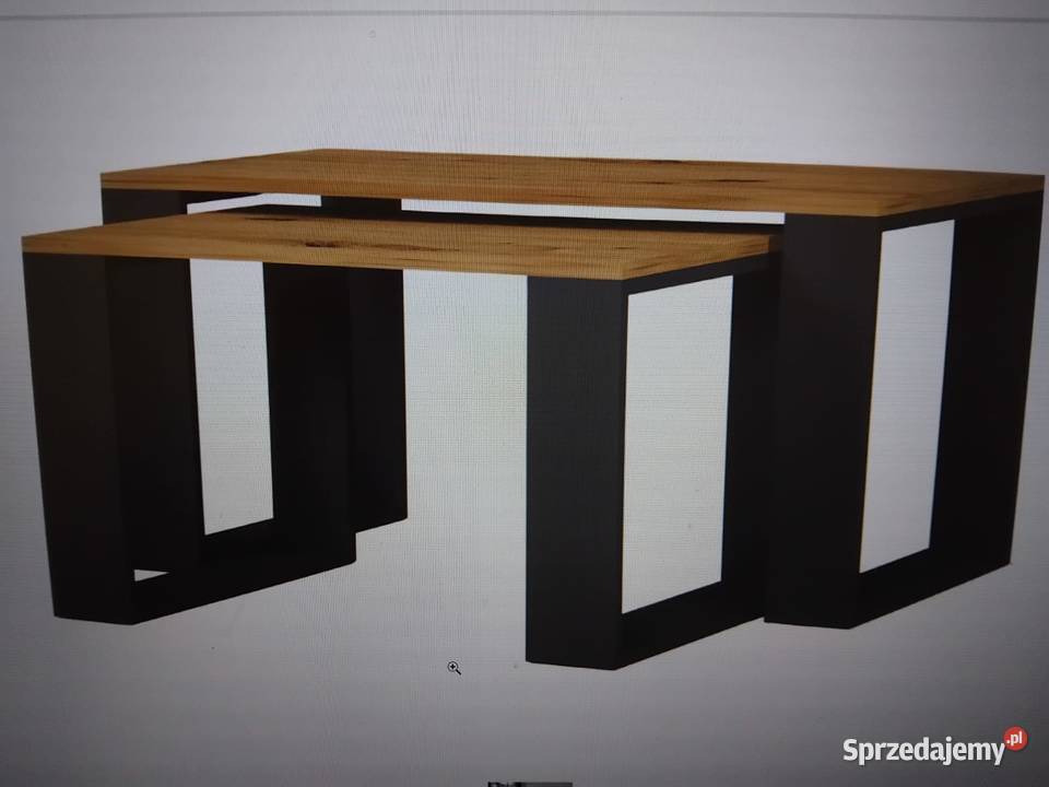 Nowy zestaw mebli Kolor antracyt i dąb artisan Meble do salonu Krynica-Zdrój