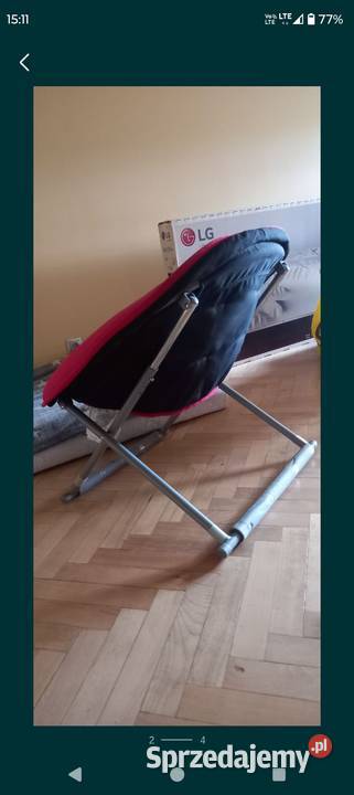 Fotel skladany 2razy uzyty Łódź