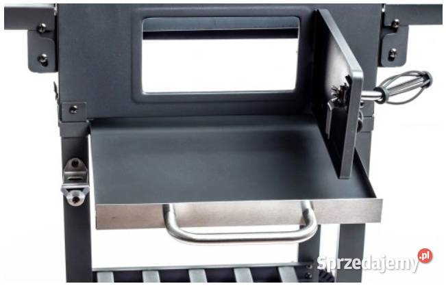 GRILL OGRODOWY WĘGLOWY KORBA POKRYWA POPIELNIK