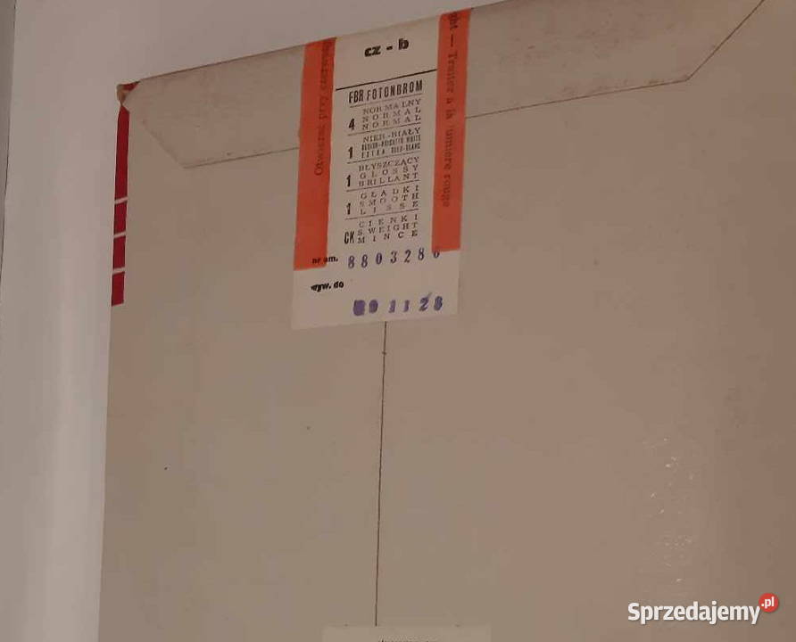 PAPIER FOTOGRAFICZNY 18x24 pamiątki PRL Łódź