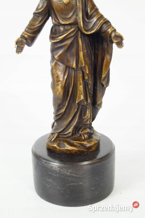 JEZUS CHRYSTUS figura z brązu rzeźba biblia Gizałki
