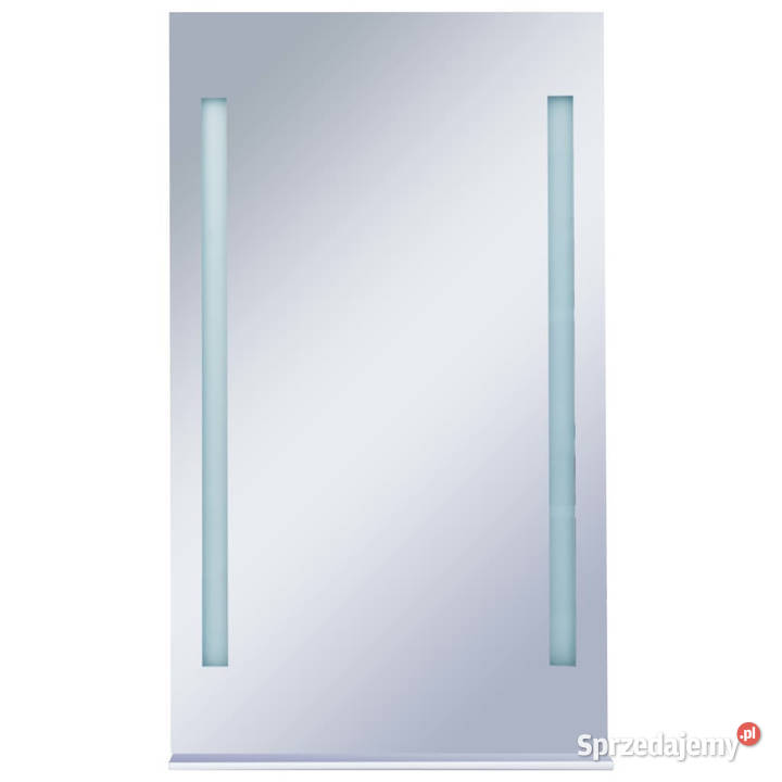 Ścienne lustro łazienkowe z LED z półką 60 x 100 Warszawa