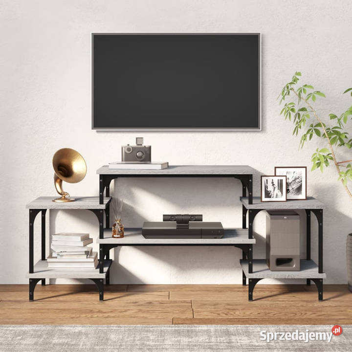 Szafka pod TV szary dąb sonoma 117x35x52 Warszawa sprzedam