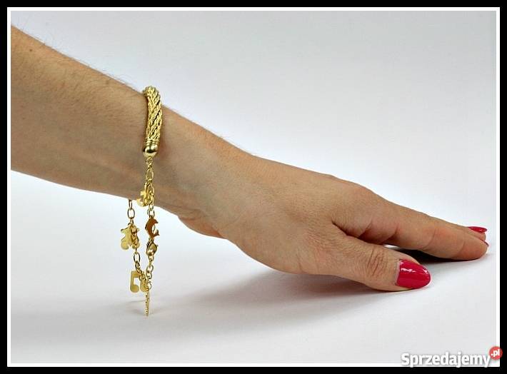 Złota Bransoletka TOUS Miś NOWOŚĆ Okazja Pozostałe dolnośląskie Wrocław sprzedam