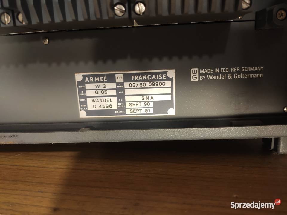SPECTRUM ANALYZER SNA7 50 Hz 22 GHz Wandel Poznań
