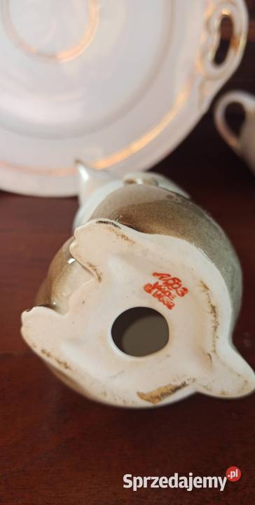 Borsuk figurka Łomonosow Gdańsk