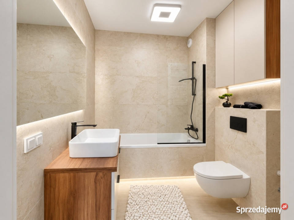 Nowe wykończone 2 pokoje Ustawny salon Balkon Nieruchomości sprzedam