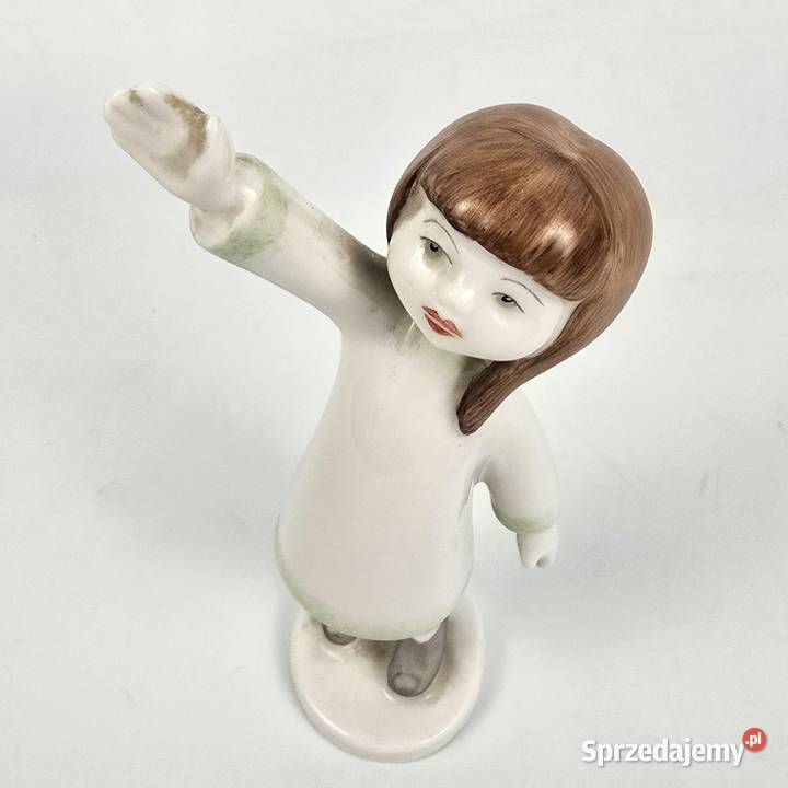 Dziewczynka art deco Aurl Kldor Hollohaza Węgry mazowieckie Warszawa