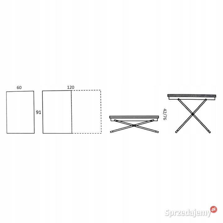 Ławostół podnoszony rozkładany Stoliki kawowe i ławy Kraków