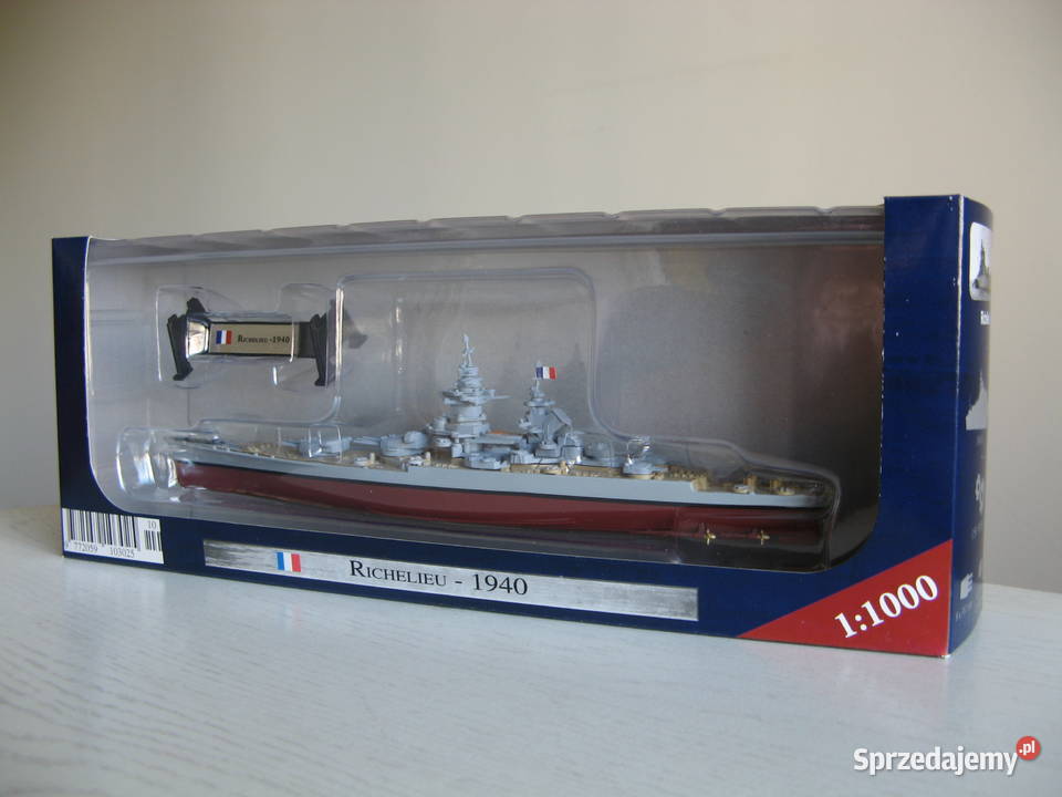 Francuski pancernik Richelieu 11000Nowy wielkopolskie Poznań