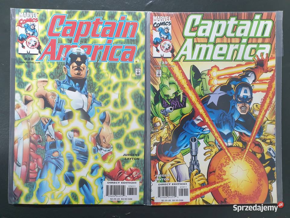 Captain America zestaw 13 oryginalnych komiksów Gdynia