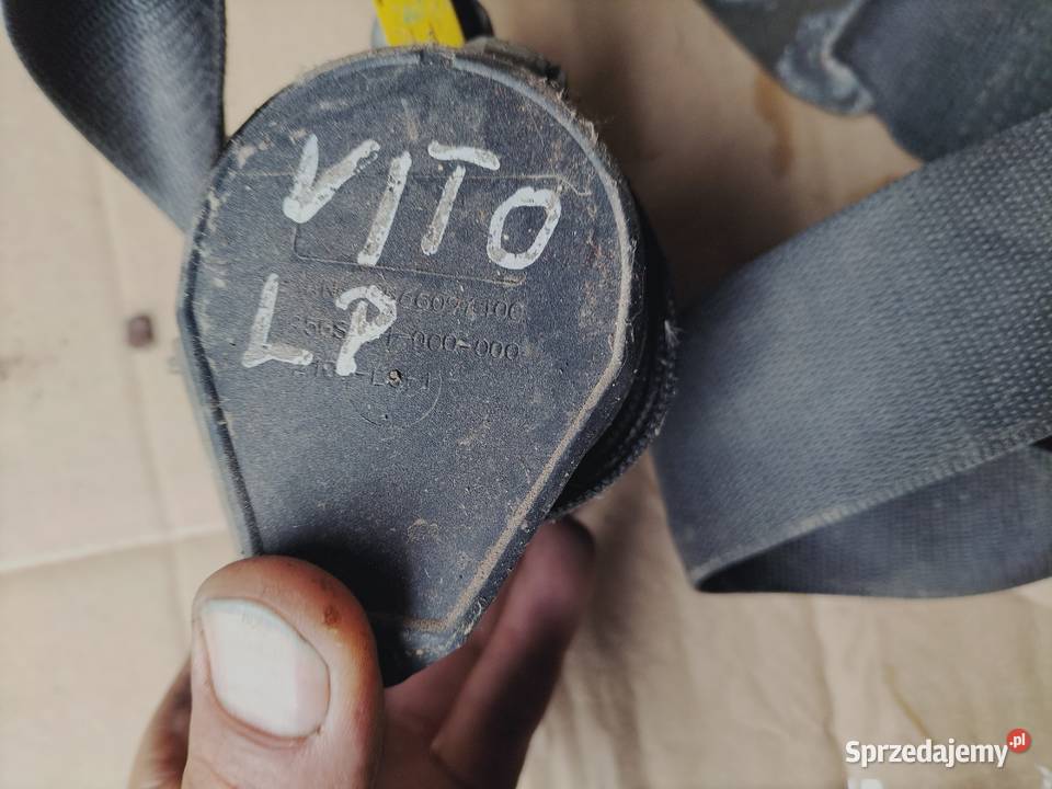 Pas bezpieczeństwa lewy przód MERCEDES VITO W638 lubelskie Kamień-Kolonia