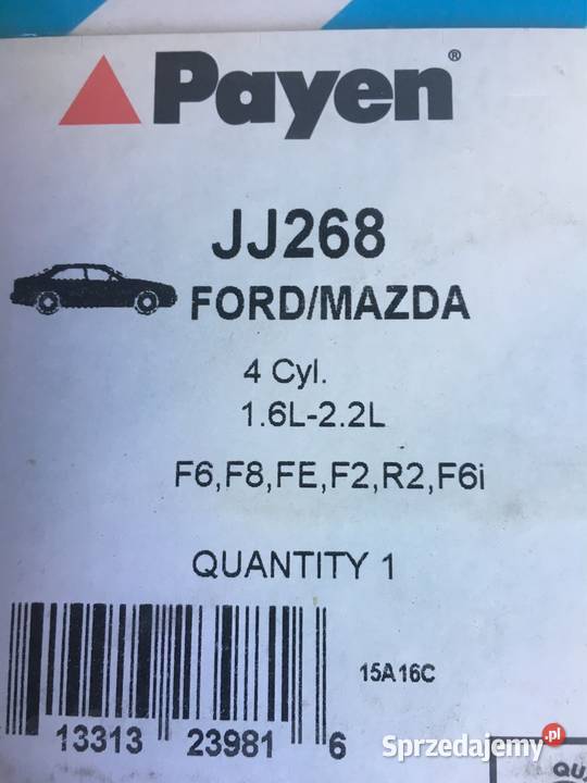 Uszczelki podkładki paski Mazda Kia Ford Gliwice