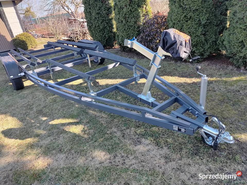 Przyczepa podłodziowa 7m niehamowana dwuosiowa mazowieckie Wyszków