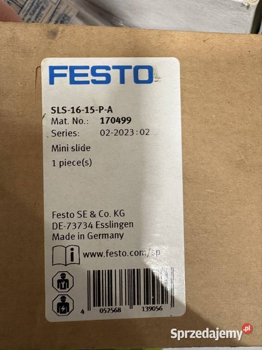 Zawór festo SLS1615PA nowy Legionowo