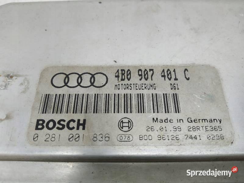 STEROWNIK SILNIKA 4B0907401C Audi A6 II C5 25 D