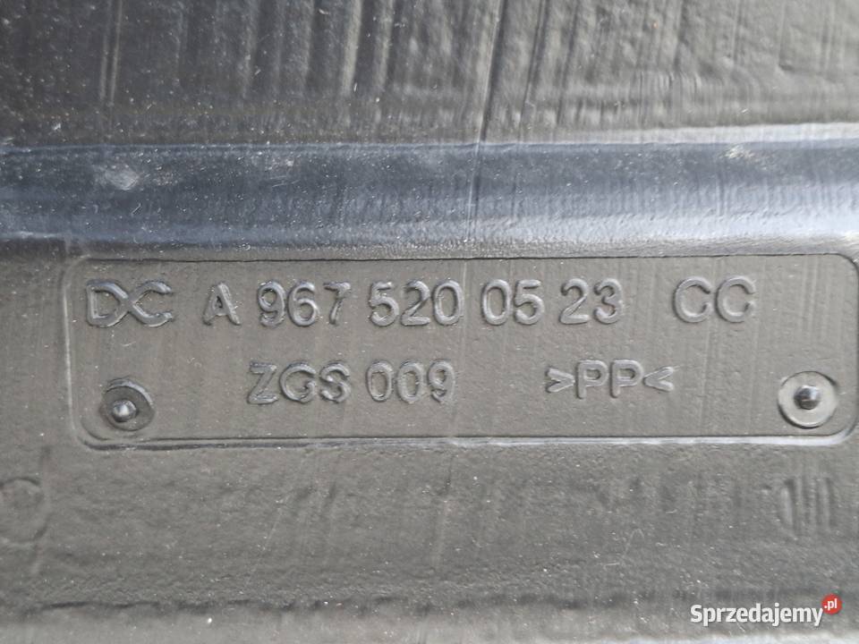 MERCEDES ATEGO III OSŁONA PŁYTA SILNIKA