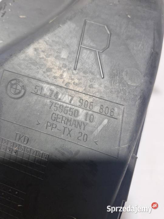 BMW E81 E87 KANAŁ DOLOT POWIETRZA HAMULCA PRAWY dolnośląskie