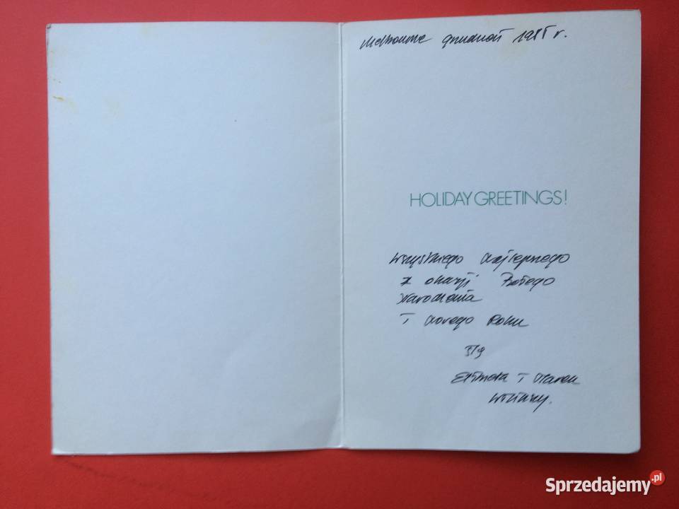 2564 Kartka Świateczna Australia Szczecin