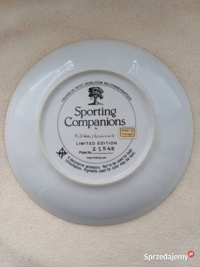 Talerz kolekcjonerski Nigel Hemming edycja Gdynia