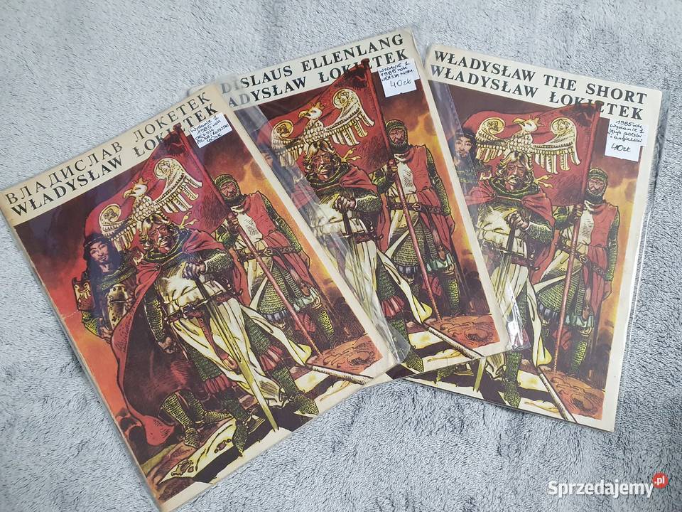 Władysław Łokietek zestaw 3 komiksów rózne Kultura i Rozrywka Gdynia sprzedam