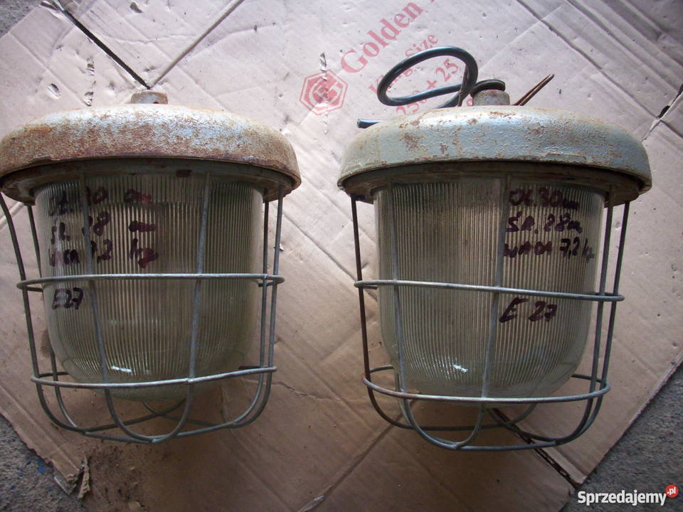 Żeliwo i szkło Lampa Industrialnaloft design Lipiany