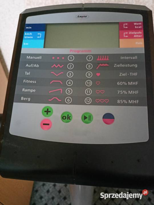 Rower treningowy AMYSA enrgometer magnetic Kłodzko sprzedam