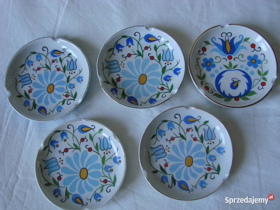 Lubiana wzór kaszubski popielniczka Porcelana i szkło Pruszcz Gdański