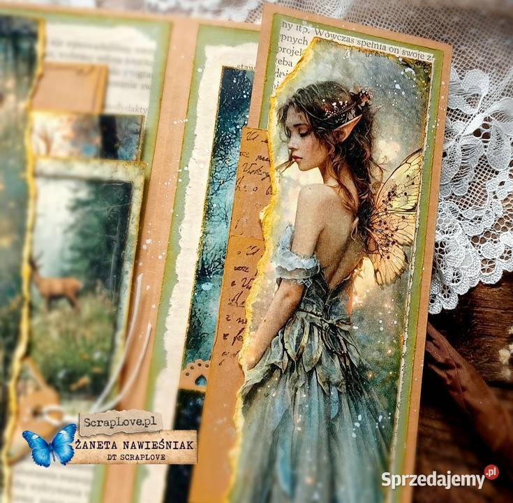 Kartka hand made mini albumik urodziny