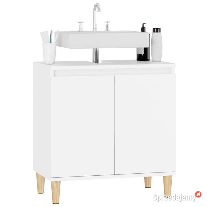 Szafka pod umywalkę biała 58x33x60 materiał Warszawa
