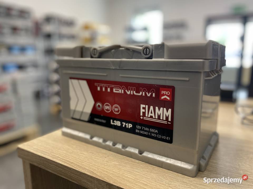 Akumulator FIAMM TITANIUM PRO 12V 71Ah 680A Układ elektryczny Grudziądz sprzedam