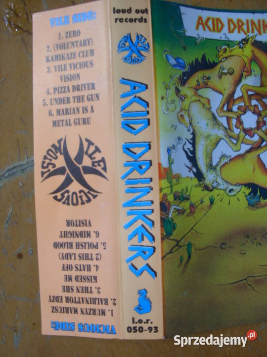 Rock kaseta ACID DRINKERS 3 kasety Płyty i kasety Wołów