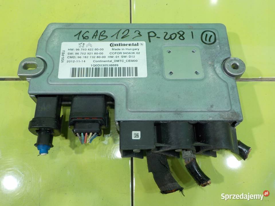 PEUGEOT 208 I 13r HB 3D sterownik modul START osobowe