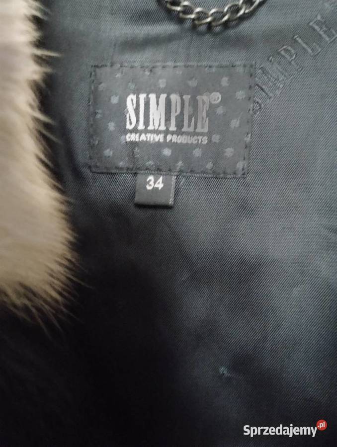 Futerko z kozy Simple Xs Odzież damska