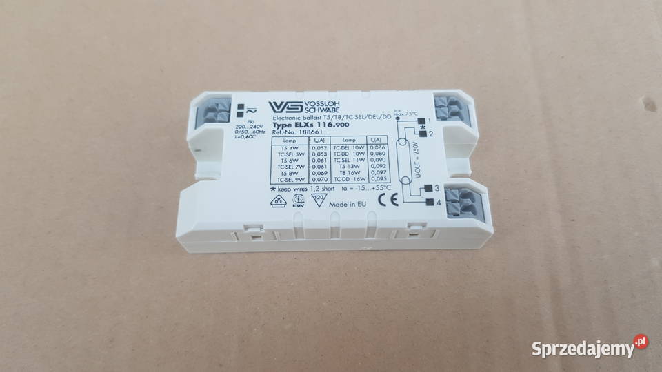 Statecznik elektroniczny VS ELXs 116900 VOSSLOH Warszawa