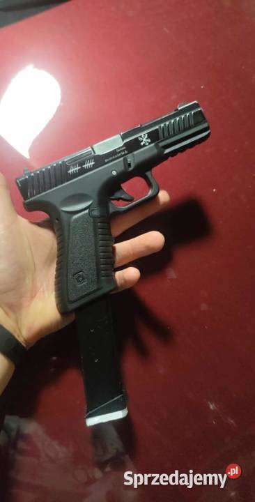 Glock Full auto ASG Airsoft APS Black Hornet Lesznowola