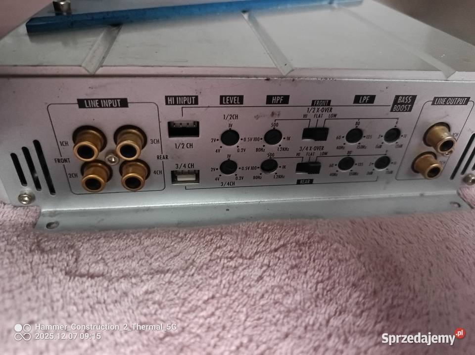 Wzmacniacz samochodowy Crunch USA Crunch świętokrzyskie Ostrowiec Świętokrzyski sprzedam