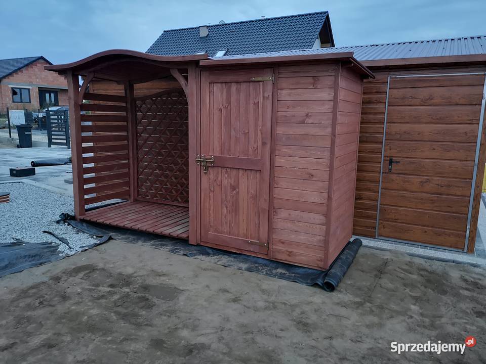 Drewutnia fala 2 x 11m domek narzędziowy 15 x Kalety