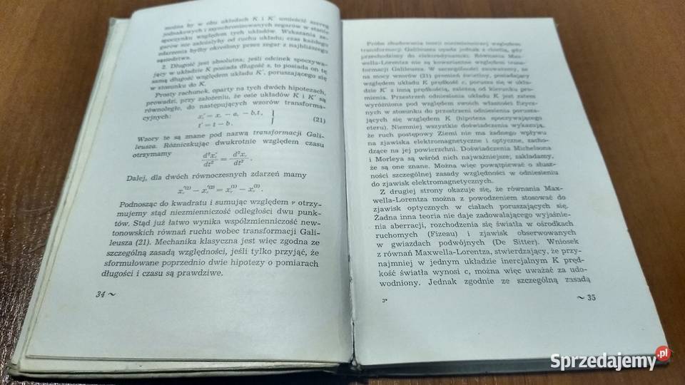 Istota teorii względności Albert Einstein wyd 1 Gdańsk