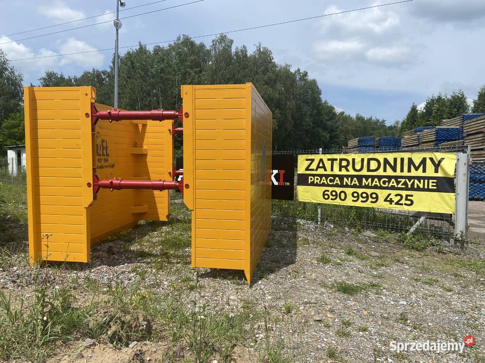 Szalunki do wykopów SZALUNEK STUDNIA 3x3x23m sprzedam