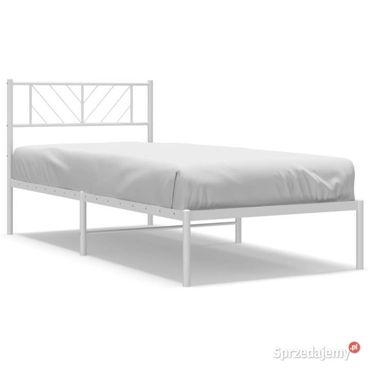 vidaXL Metalowa rama łóżka z wezgłowiem Warszawa