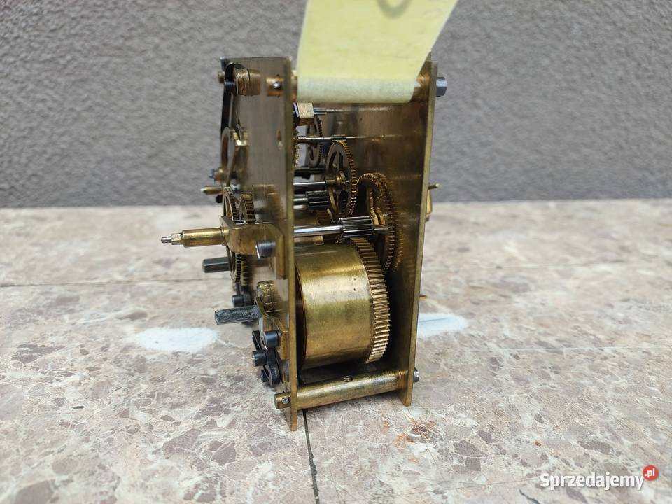 758 Mechanizm starego zegara ściennego Tczew