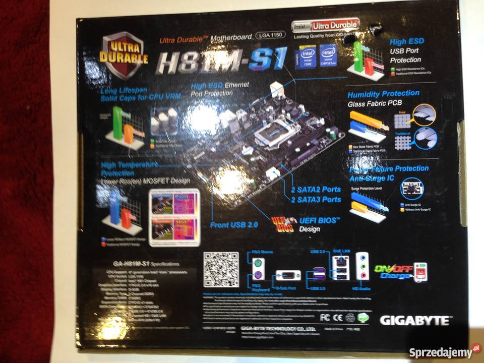 Płyta główna Gigabyte GAH81MS1 GW12 mcy zintegrowana karta dźwiękowa Kraków