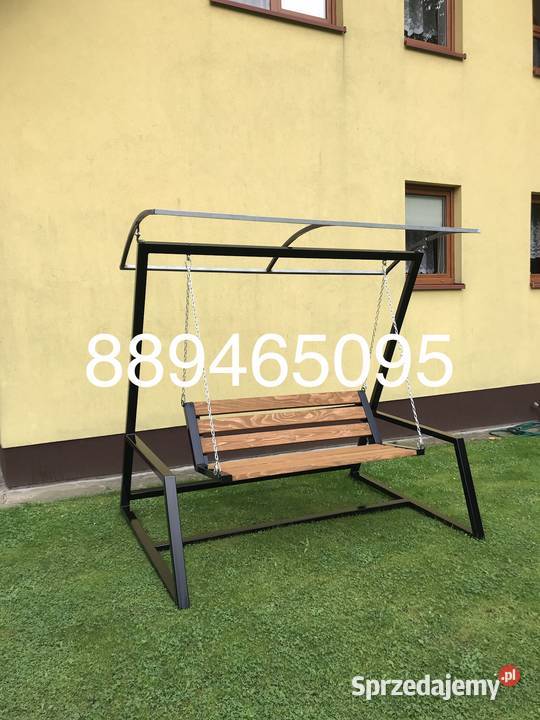 Huśtawka ogrodowa z daszkiem loft metalowa Rzeszów sprzedam