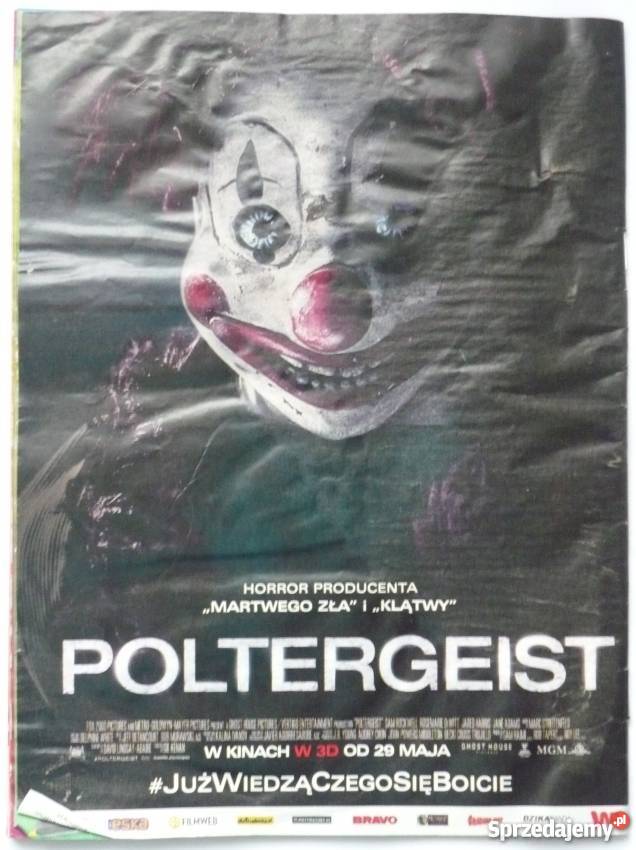PLAKAT A4 POLTERGEIST ROZUMIEMY SIĘ BEZ SŁÓW Bydgoszcz