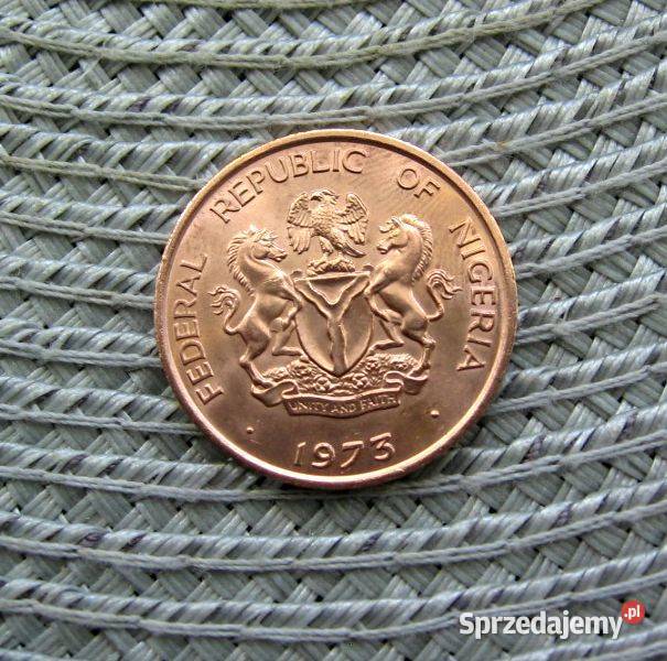 Nigeria 1 Kobo 1973r Ładna Kalisz