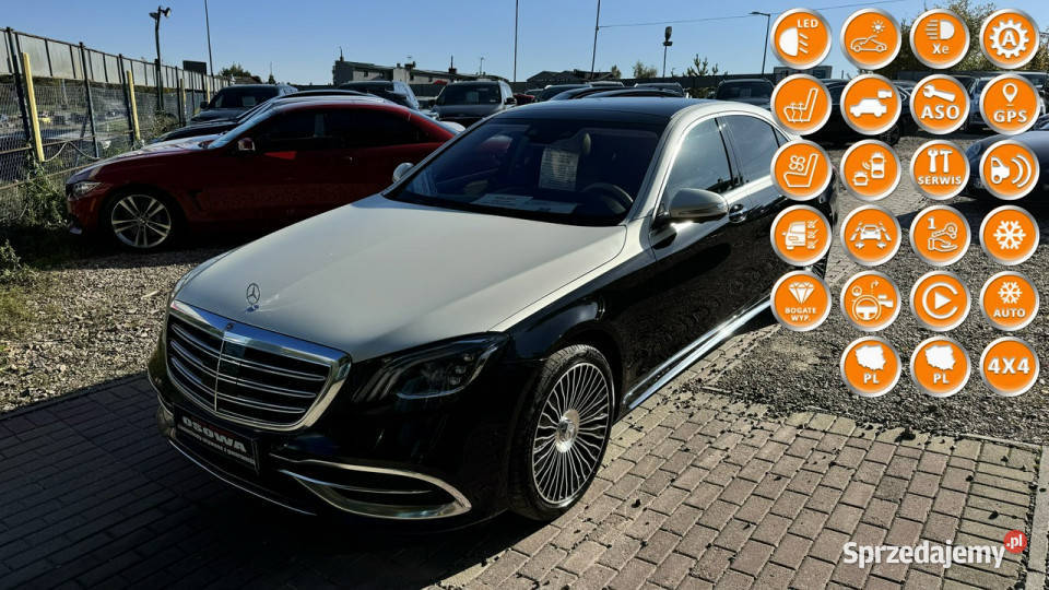 Mercedes S 400 400cdi long 340KM Maybach full opcja Polski salon 1.r.gwara…