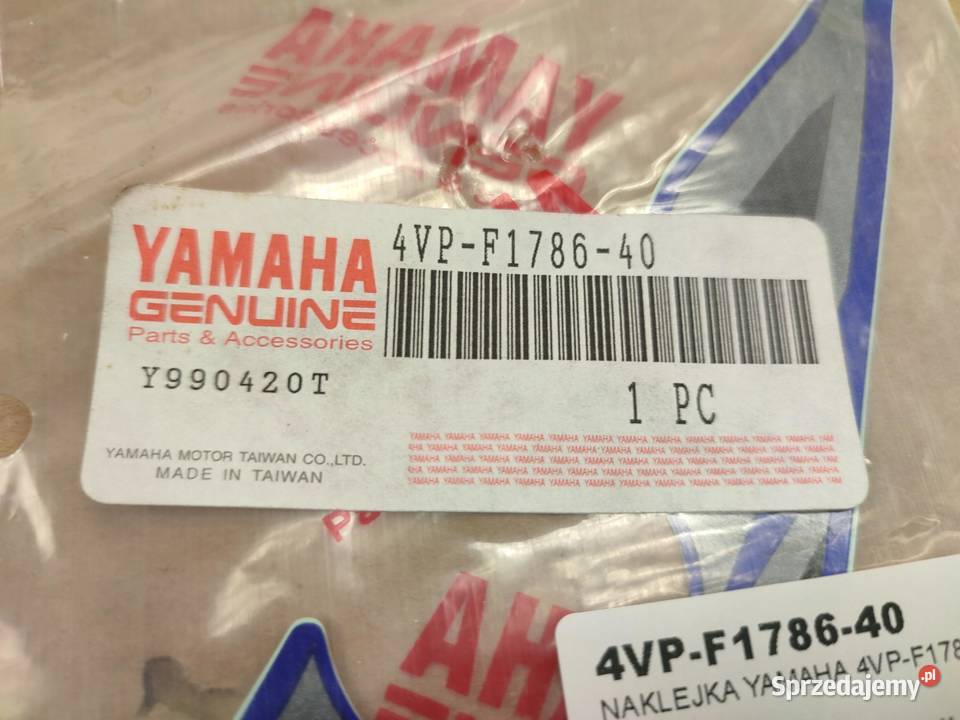 NAKLEJKA NA PRAWY BOCZEK YAMAHA YW100E 19992001