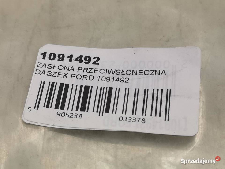 OSŁONA PRZECIWSŁONECZNA PRAWA FORD GALAXY I